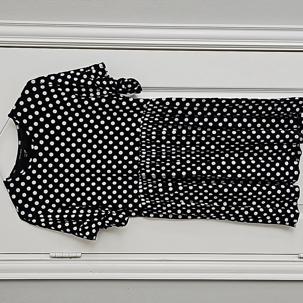 NEW LOOK Polka Dot Knit Dress